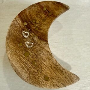 ✨ Tiffany & Co. Elsa Peretti Open Heart Stud Earrings 11mm Sterling Silver ✨